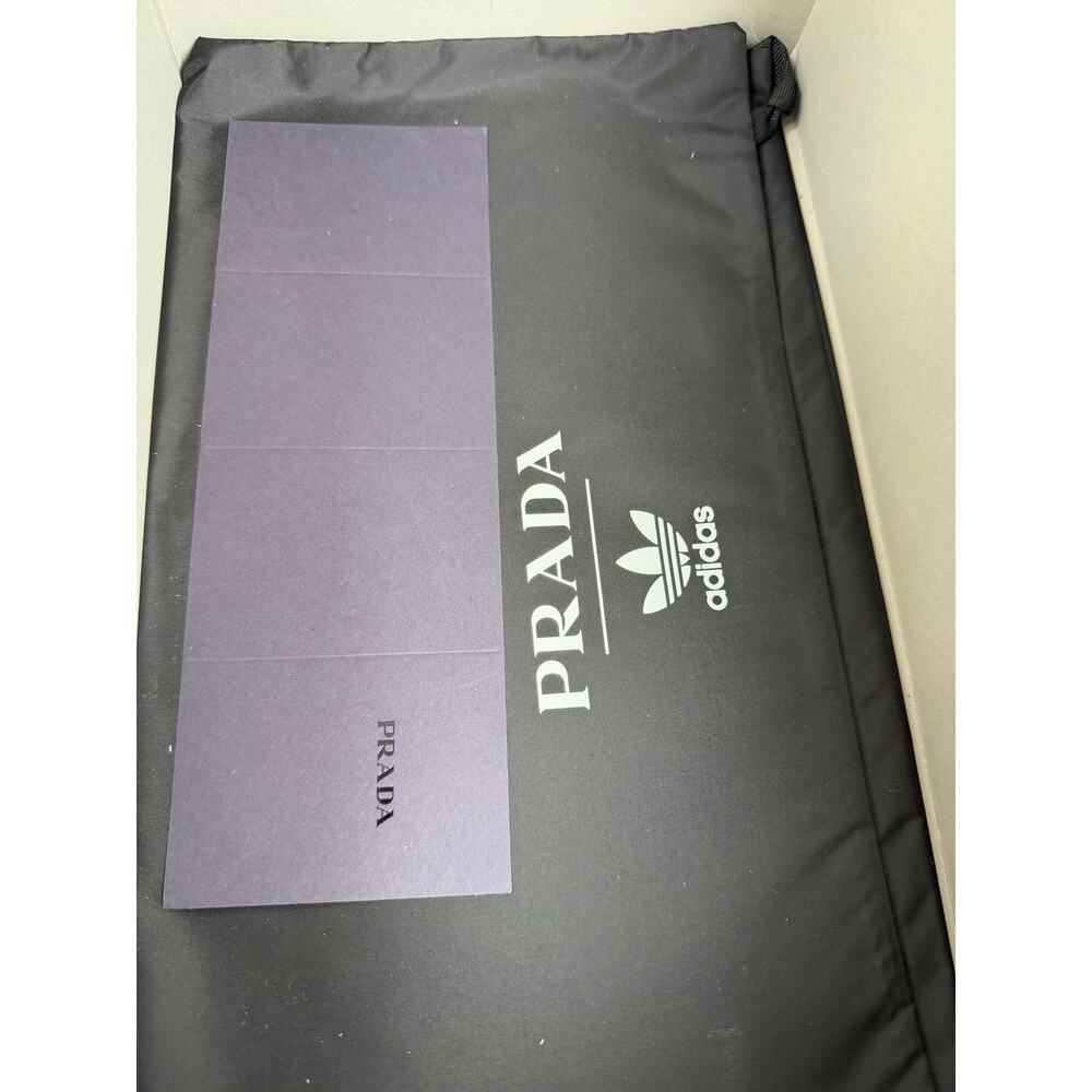 Size 9 - Prada x Adidas Superstar Black Sneakers NEW - Picture 10 of 11